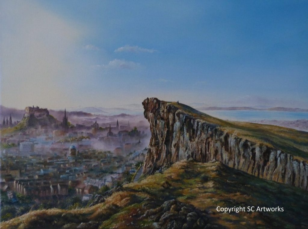 Edinburgh Castle SC Artworks   Edinburgh Oil On Canvas 20x16cms Copy E1463346683923 1 1024x760 