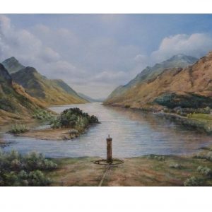 Glenfinnan monument oil painting