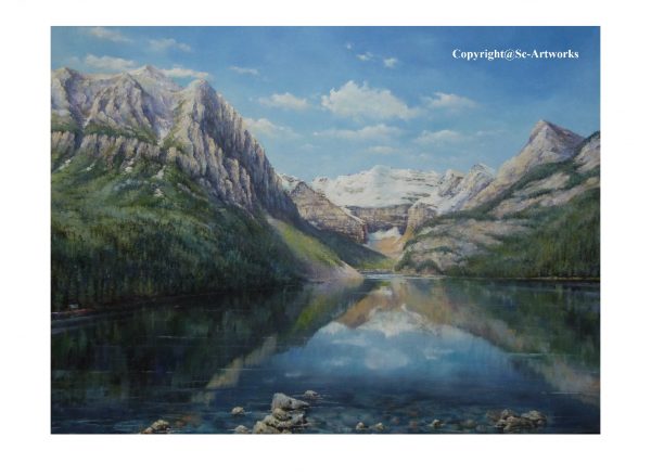 Lake Louise, Canada oil painting